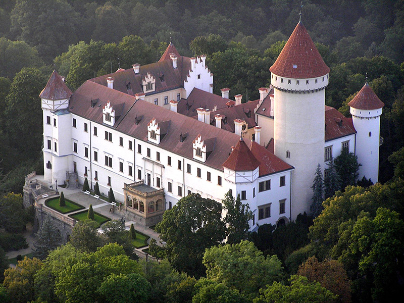 Die Burg Konopiště (Konopischt)